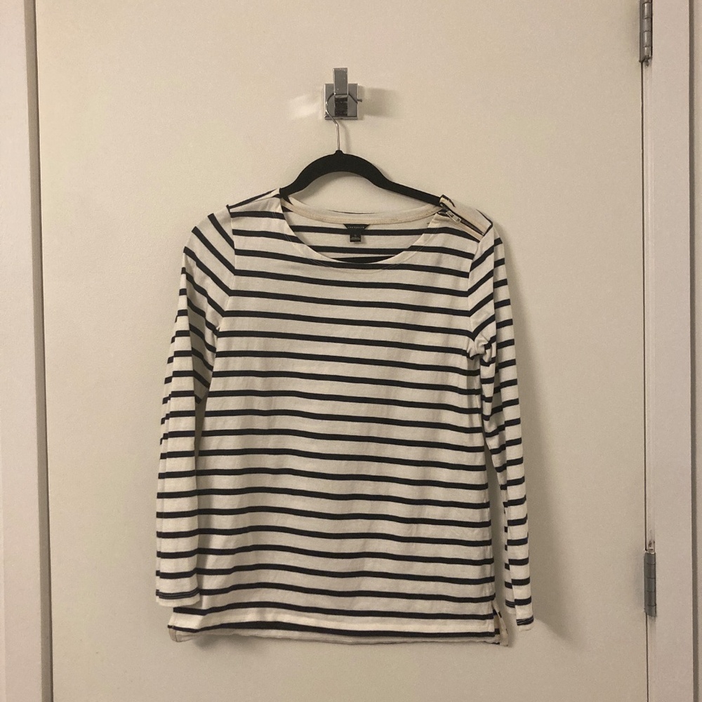 Striped Cotton Top, NWOT